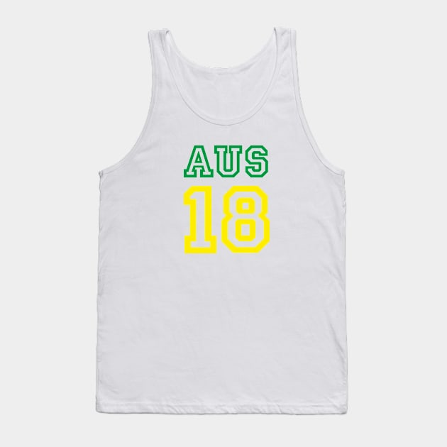 AUSTRALIA 2018 Tank Top by eyesblau